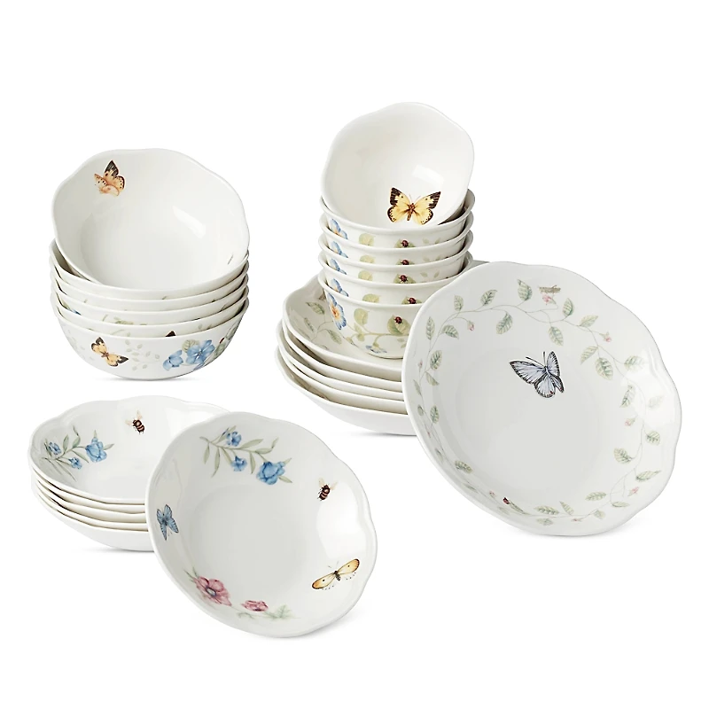 Lenox Butterfly Meadow 24 Piece Bowl Set