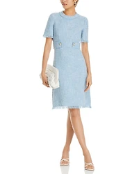 Bouclé Tweed Dress