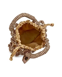 Small Embellished Macrame Tote