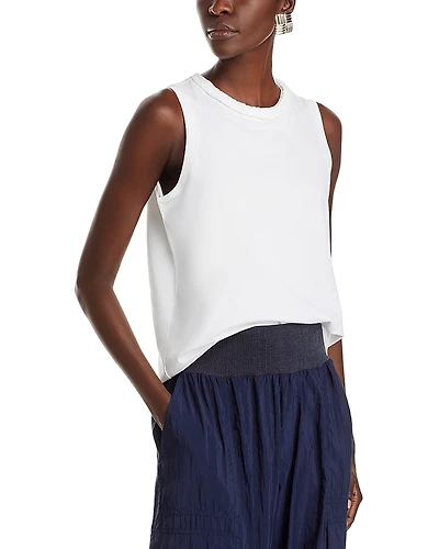 Cinq a Sept Braided Trim Tank Top