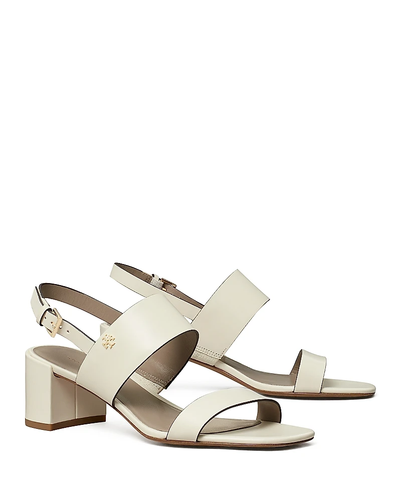 Tory Burch Women's Leather Block Heel Sandals