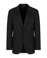 Regular Fit Crepe Wool Dinner Jacket