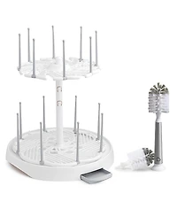 Munchkin High Capacity Drying Rack and Shine Stainless Steel Bottle Brush