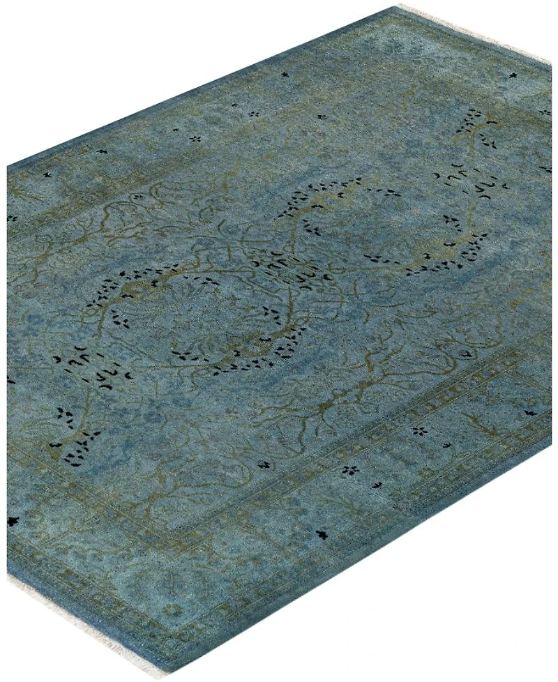 Bloomingdale's Fine Vibrance M1589 Round Area Rug, 4'3" x 6'