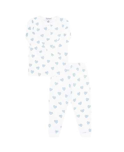 Nellapima Girls' Pink Heart Print Pajama