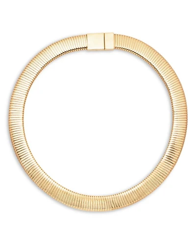 Flat Stretch Collar Necklace, 18.5"