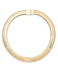Flat Stretch Collar Necklace, 18.5"
