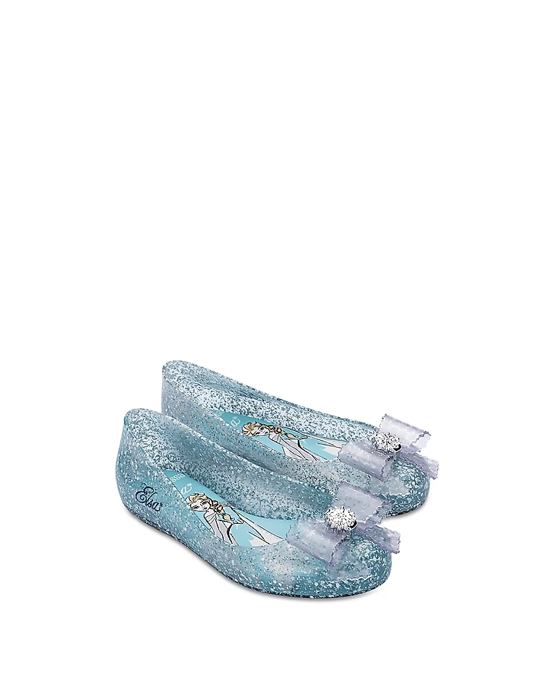 Mini Melissa + Disney Princess Girls' Sweet Love Ballet Flats - Toddler, Little Kid, Big Kid