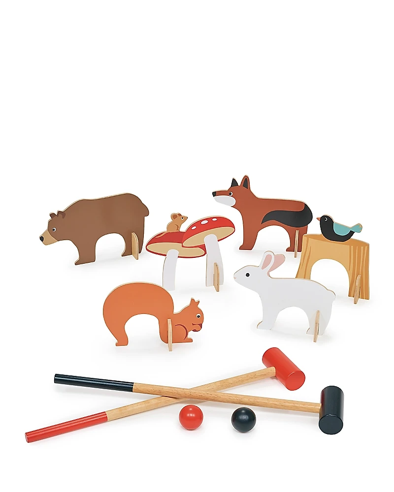 Tender Leaf Toys Woodland Indoor Croquet Set - Ages 3+