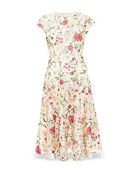 Tia Floral Embroidered Dress