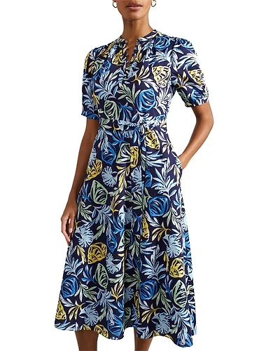 Merle Printed Midi Dress
