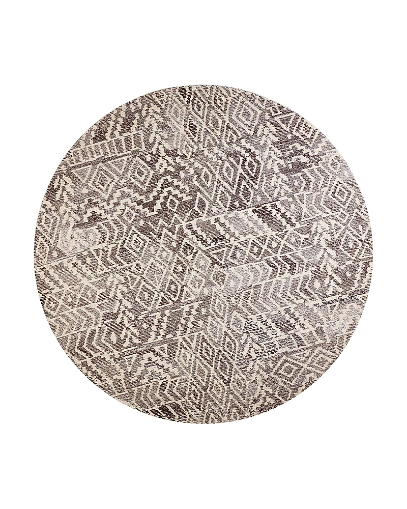 Feizy Asher 8638771F Round Area Rug, 8' x 8'