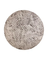 Feizy Asher 8638771F Round Area Rug, 8' x 8'