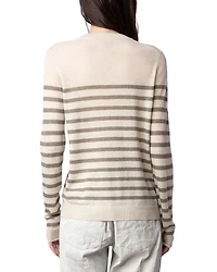 Source Cashmere Striped Sweater