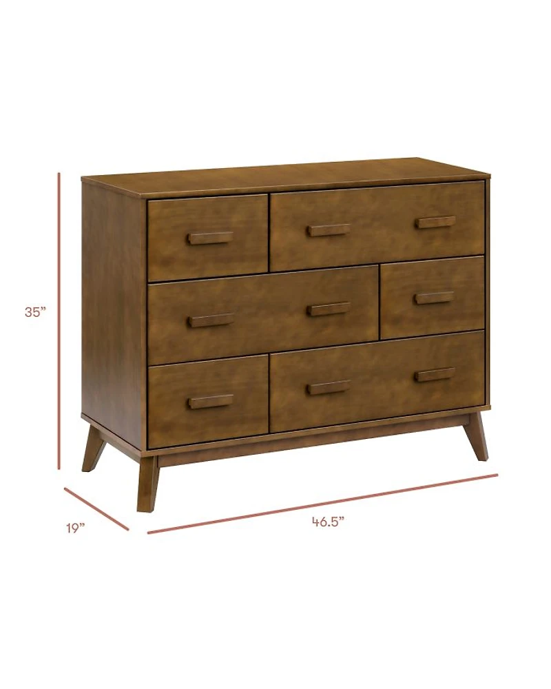 Scoot 6 Drawer Dresser