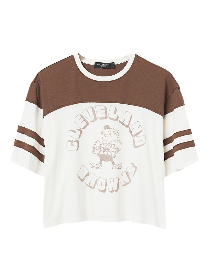 Junk Food Clothing Women's Nfl Cleveland Browns Hail Mary Tee