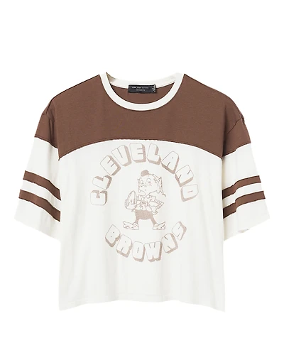 Junk Food Clothing Women's Nfl Cleveland Browns Hail Mary Tee
