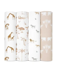 Aden and Anais Muslin Swaddles Safari Dreams, Pack of 4
