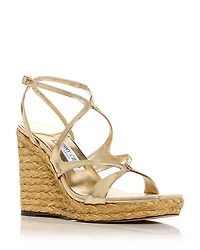 Jimmy Choo Women's Ayla 110 Wedge Espadrille Sandals