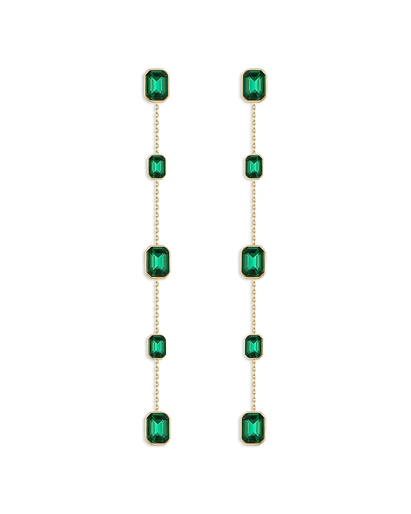 Ettika Iconic Color Crystal Linear Drop Earrings