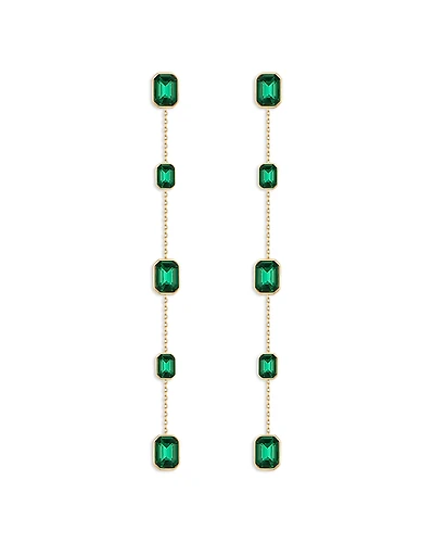Ettika Iconic Color Crystal Linear Drop Earrings