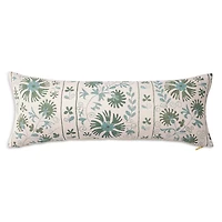 St. Frank Sage Ribbon Suzani Decorative Pillow, 15L x 40W