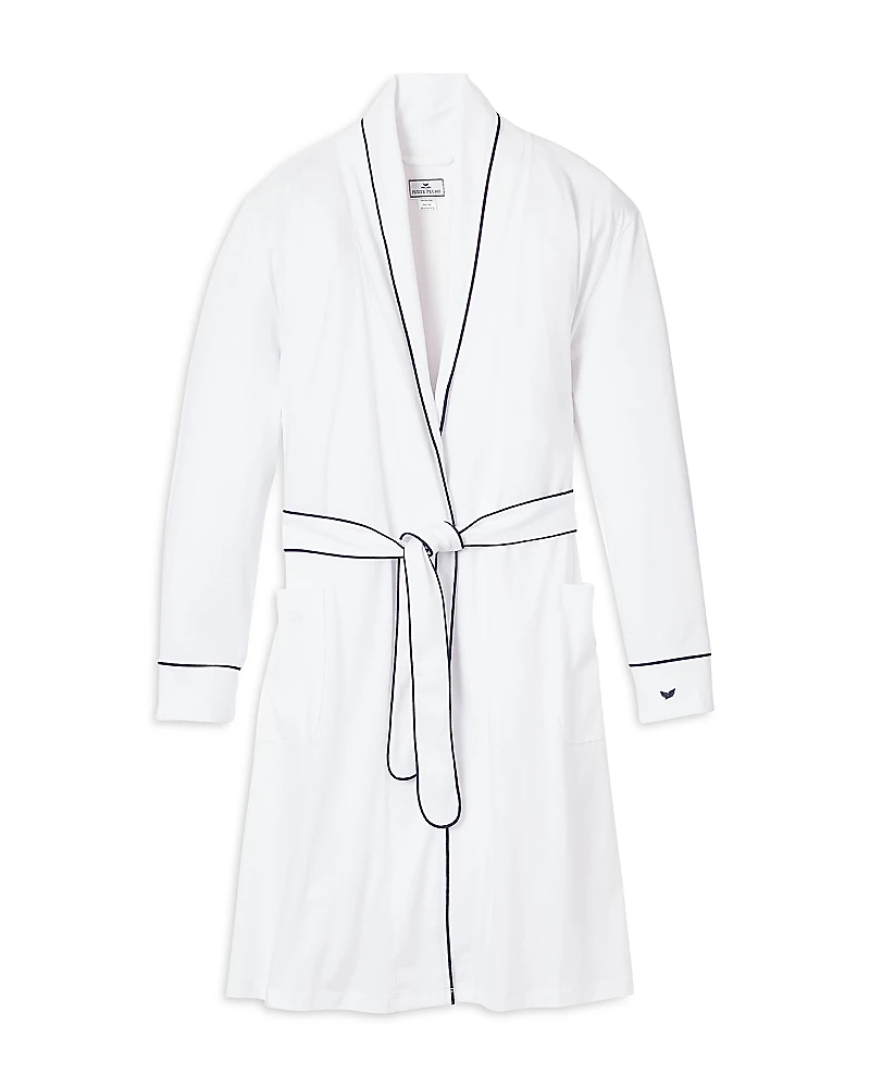 Petite Plume Luxe Pima Piped Robe