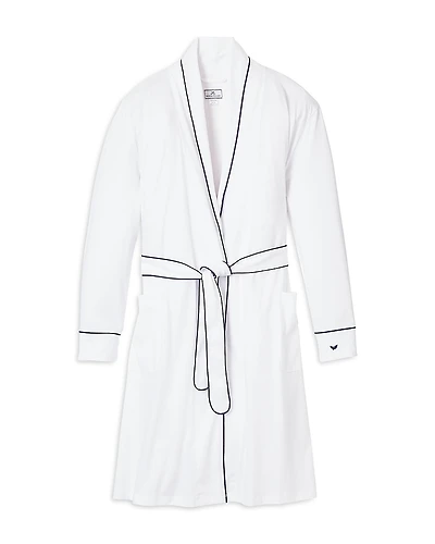 Petite Plume Luxe Pima Piped Robe