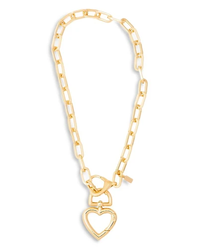 Heart Pendant Necklace, 18"