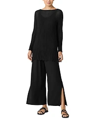High Rise Silk Pants