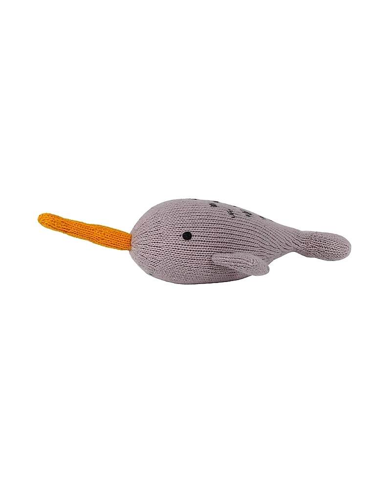 Melange Collection Knit Cotton Narwhal - Ages 0+
