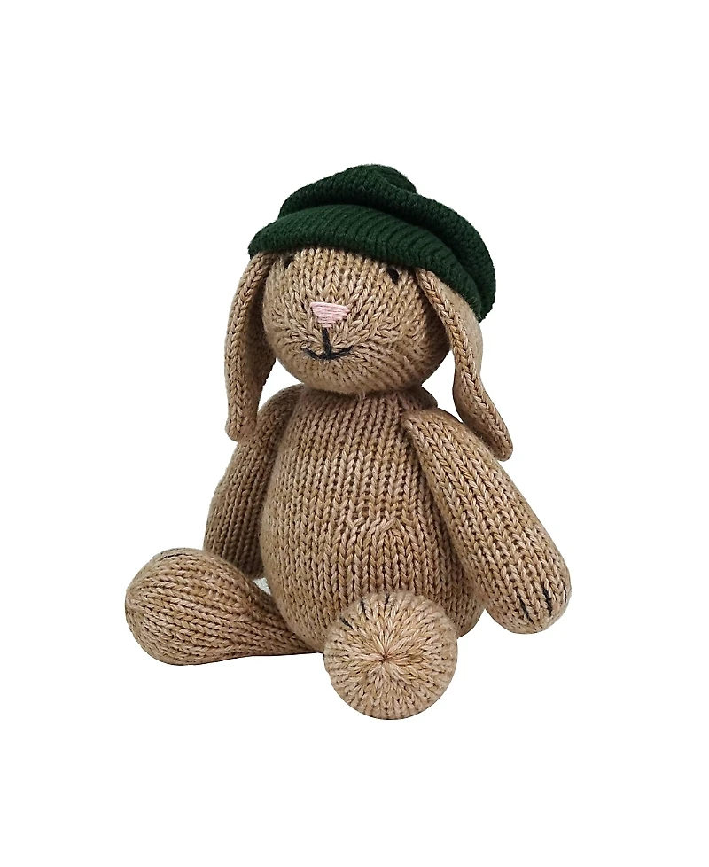 Melange Collection Knit Cotton Newsboy Bunny - Ages 0+