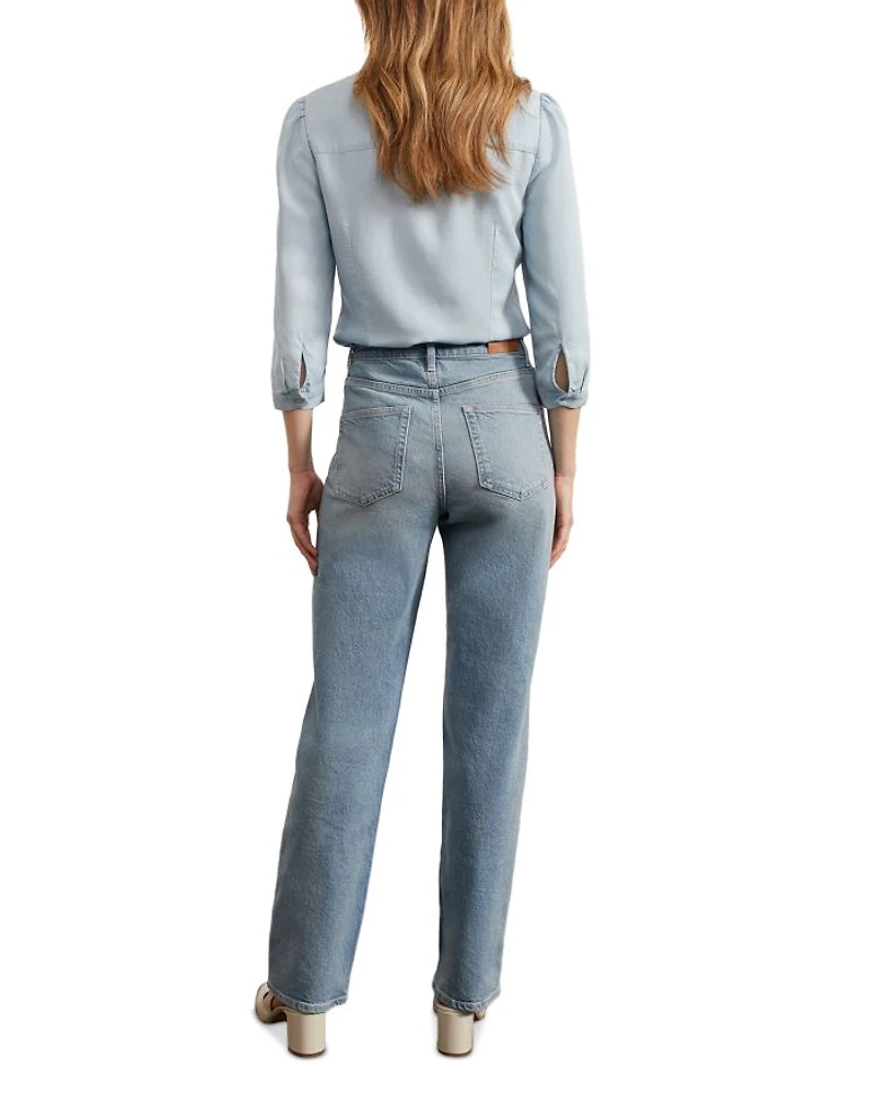 Limited Leigh Straight Leg Jean Light Wash