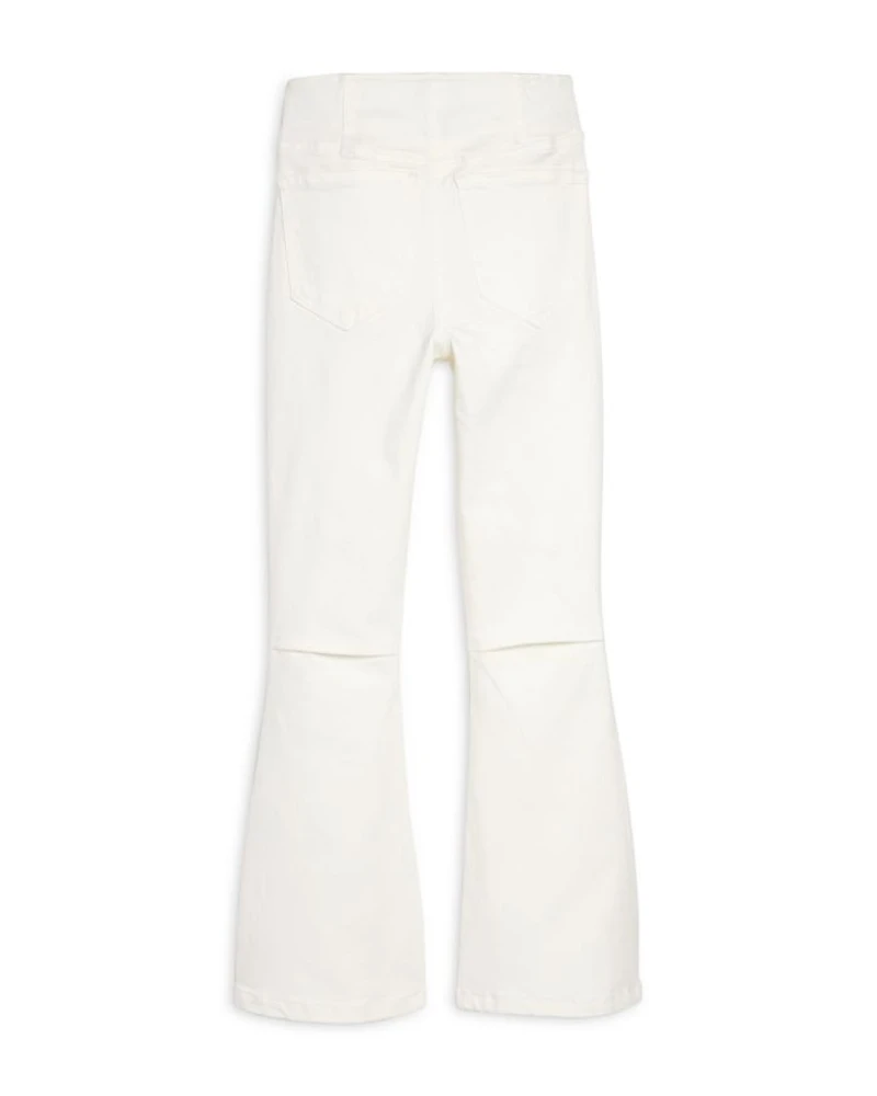 Girls' Woodstock Slim Fit Pull On Jeans White - Big Kid