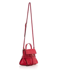 Tie Me Small Leather Crossbody Bag