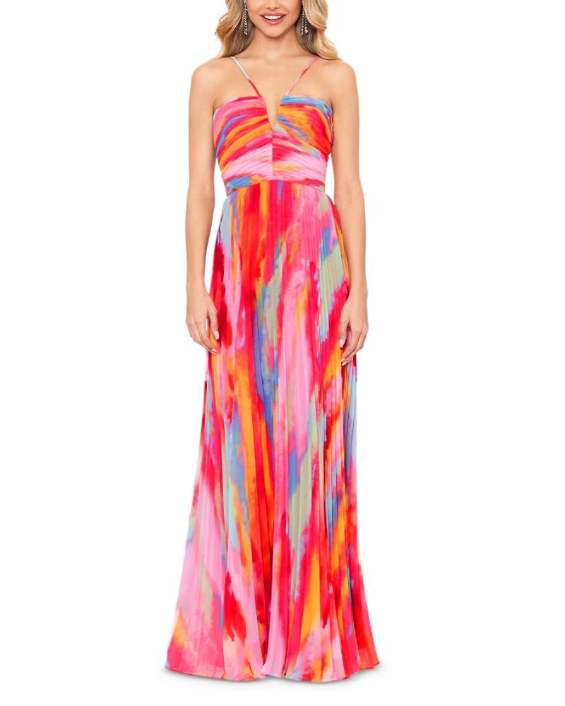 Pleated Gown - Exclusive