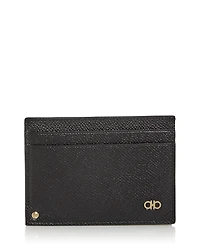 Ferragamo Gancini Revival Leather Id Window Card Case