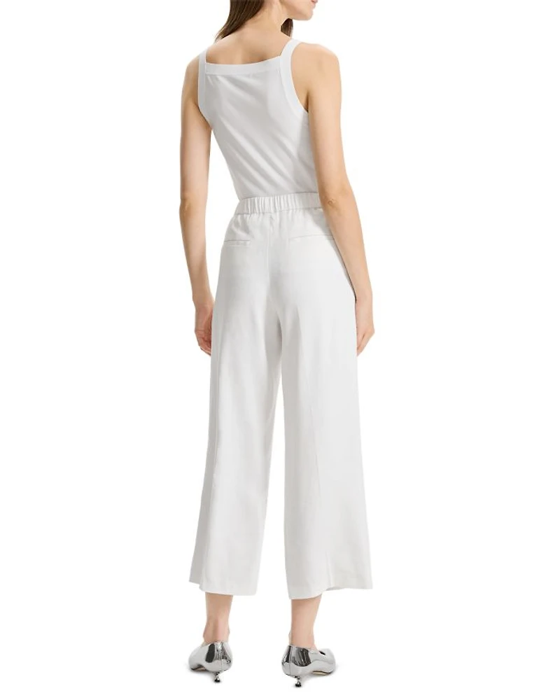 Cropped Pull On Pants