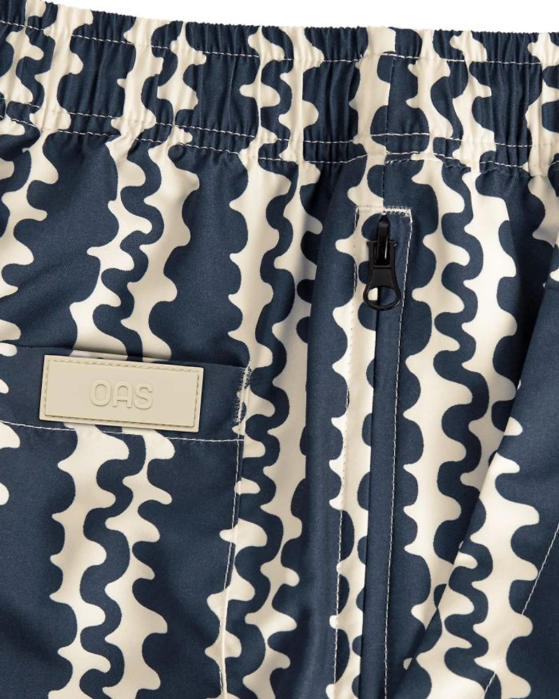 Scribble Printed 4.3" Swim Shorts