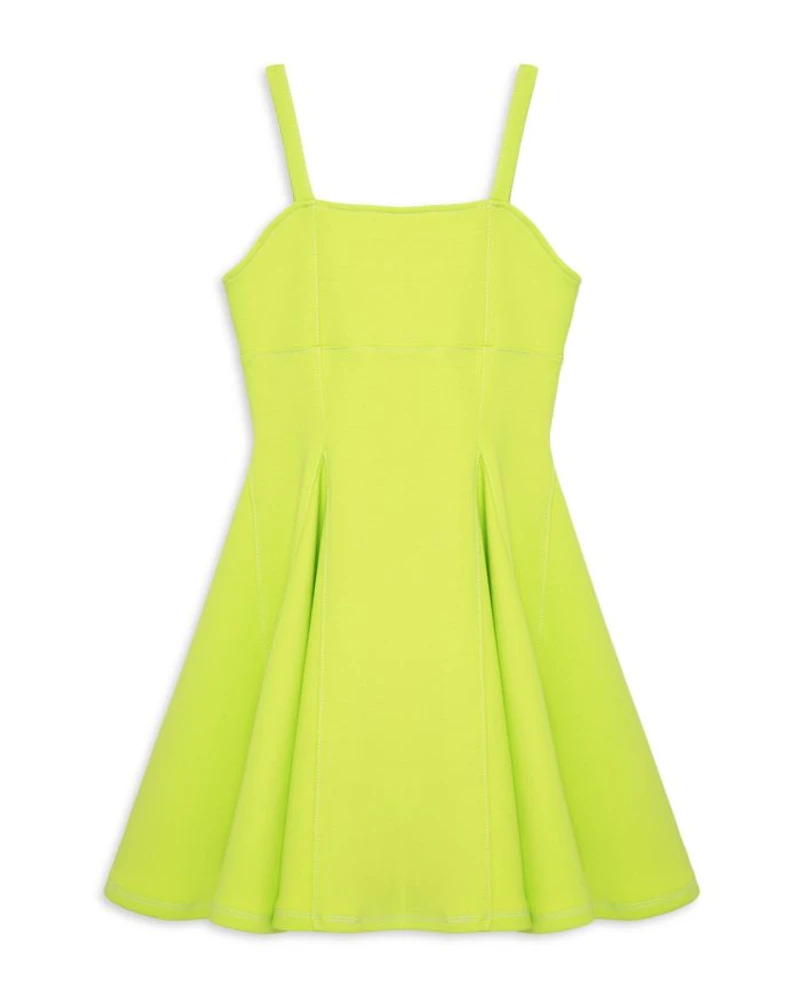 Girls' Scuba Knit Fit & Flare Dress - Big Kid
