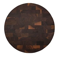 16" Round Walnut End Grain Board