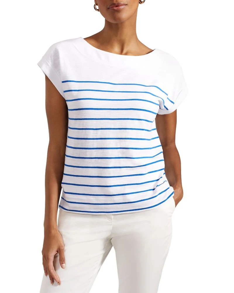 Alycia Striped Tee