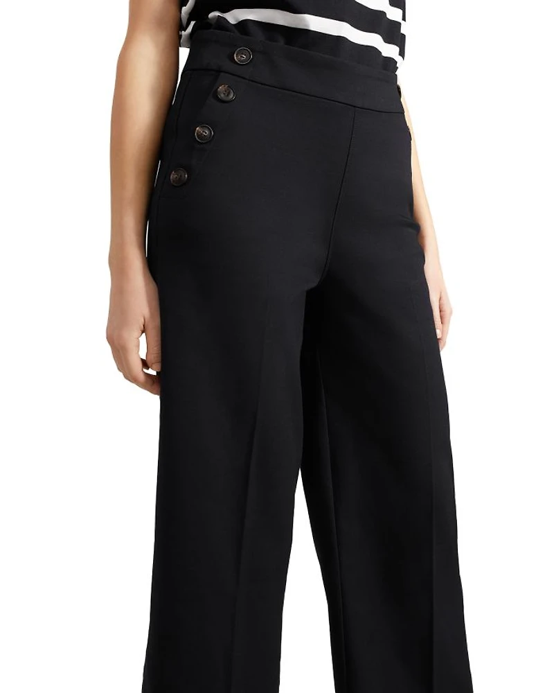 Simone Cropped Wide Leg Pants