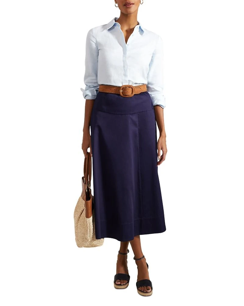 Cecelia A-Line Midi Skirt
