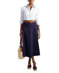 Cecelia A-Line Midi Skirt