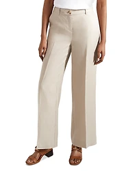 Hobbs London Roberta Linen Wide Leg Pants