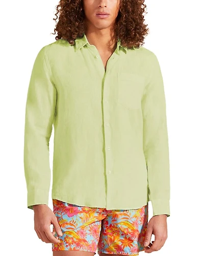 Caroubis Linen Regular Fit Shirt