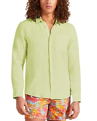 Vilebrequin Caroubis Linen Regular Fit Shirt