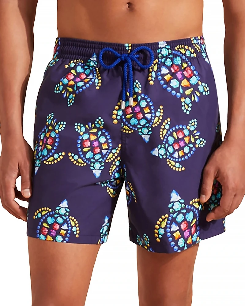 Vilebrequin Moorea Vendome Turtles Print 6 Swim Trunks