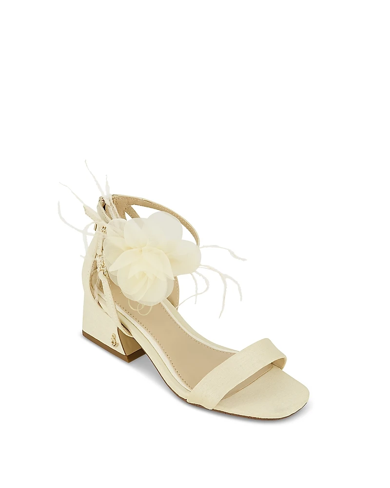 Sam Edelman Girls' Delaney Rosa Open Toe Heels - Toddler, Little Kid, Big Kid